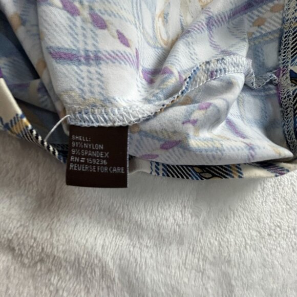 J. McLaughlin Womens Horsebit Equestrian Knit 3/4 Sleeve Top XS Blue Stretch - Picture 4 of 8